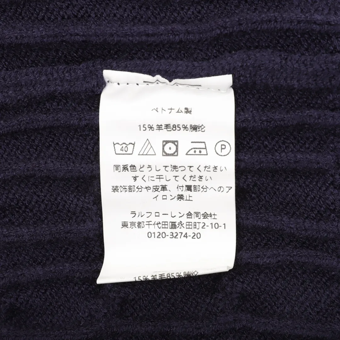 🅿️520 Ralph Lauren 25FW small label knitted zipper jacket Ralph Lauren (RALPH LAUREN) is the "American classic" brand in the fashion industry. Founded by Mr. Ralph Lauren in 1968, it is a high-end fashion brand with a strong American flavor. The styles are highly stylized and should be regarded as the clothing brand that best represents American culture (this can be seen from the fact that the uniforms of the US team in many Olympic Games have been provided by Ralph Lauren). Size: S M L